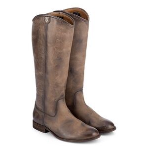 FRYE Brown Leather Riding Boots